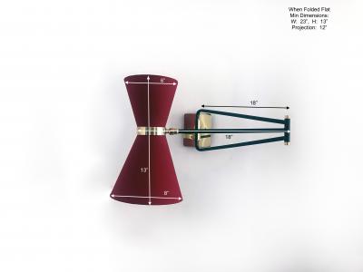  Bourgeois Boheme Atelier Mid Century Design Articulated Wall Sconce Bolivar Sconce