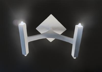  Bourgeois Boheme Atelier Nation Sconce Modern Wall Sconce with Plaster Finish 