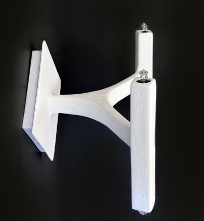  Bourgeois Boheme Atelier Nation Sconce Modern Wall Sconce with Plaster Finish 