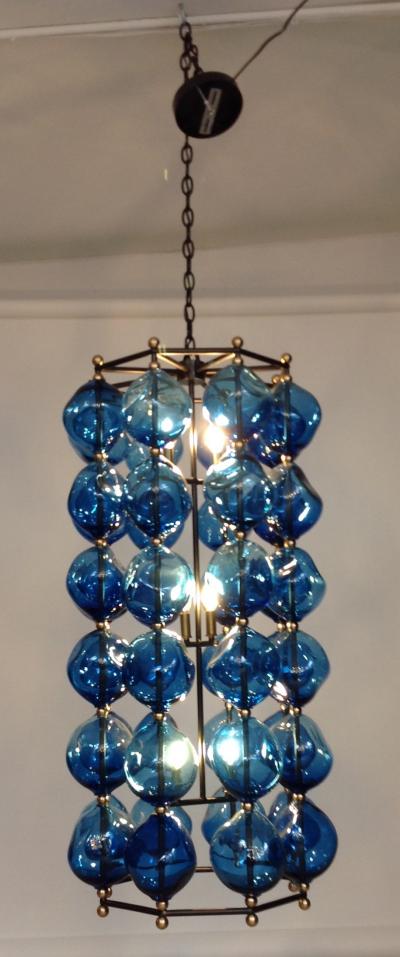  Bourgeois Boheme Atelier Opera Chandelier Aqua Blue by Bourgeois Boheme Atelier