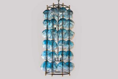 Bourgeois Boheme Atelier Opera Chandelier Aqua Blue by Bourgeois Boheme Atelier