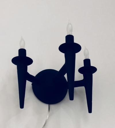  Bourgeois Boheme Atelier Pair of Avron Sconces Noire by Bourgeois Boheme Atelier