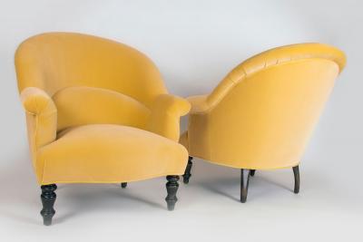  Bourgeois Boheme Atelier Pair of Clarence Chairs