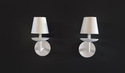  Bourgeois Boheme Atelier Pair of Couronnes Model 3 Wall Sconces