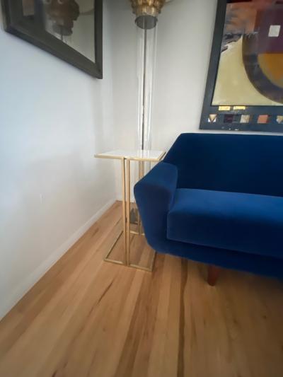  Bourgeois Boheme Atelier Pair of Nantes Side Tables Model D Brass