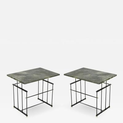  Bourgeois Boheme Atelier Pair of Plaisance Side Tables by Bourgeois Boheme Atelier