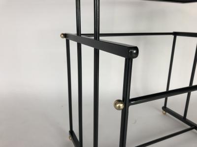  Bourgeois Boheme Atelier Pair of Plassance Side Tables Crystalized Marble Top