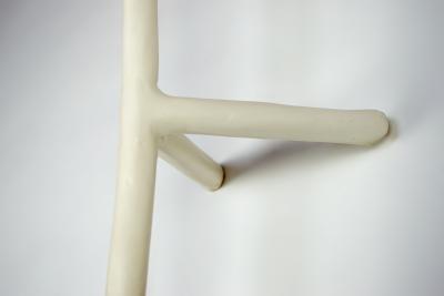  Bourgeois Boheme Atelier Pair of Plaster of Paris Font Able Candle Sconce