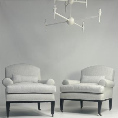  Bourgeois Boheme Atelier Pair of Rive Gauche Armchair by Bourgeois Boheme Atelier