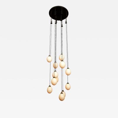  Bourgeois Boheme Atelier Pigalle Ostrich Eggs Chandelier by Bourgeois Boheme Atelier