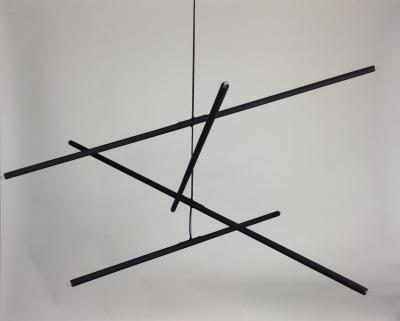  Bourgeois Boheme Atelier Pyramide Chandelier Matte Black Finish