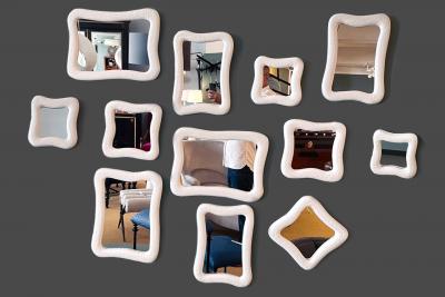  Bourgeois Boheme Atelier Set of 12 Republique Mirrors By Bourgeois Boheme Atelier