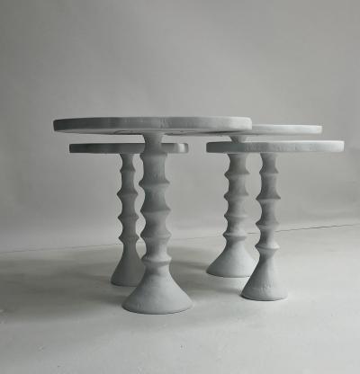  Bourgeois Boheme Atelier Set of Four St Paul Plaster Tables