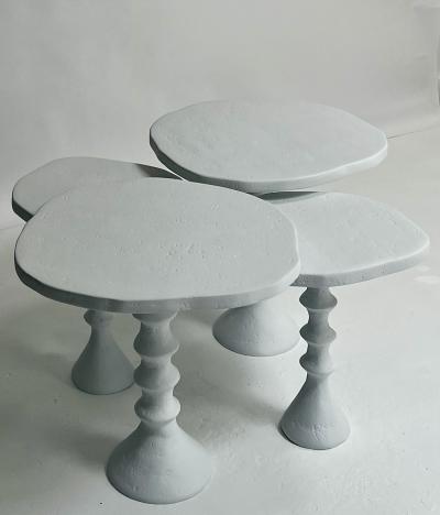  Bourgeois Boheme Atelier Set of Four St Paul Plaster Tables