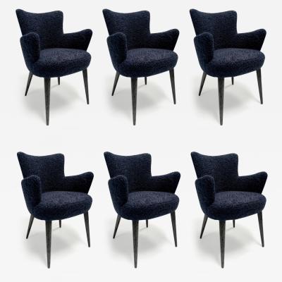  Bourgeois Boheme Atelier Set of Six Aube Chairs by Bourgeois Boheme Atelier
