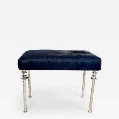  Bourgeois Boheme Atelier Silver Bronze Sorgue Bench by Bourgeois Boheme Atelier