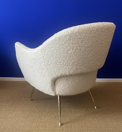  Bourgeois Boheme Atelier Single Briance Chair in Cream Boucle