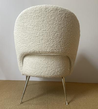  Bourgeois Boheme Atelier Single Briance Chair in Cream Boucle