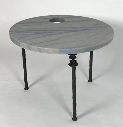  Bourgeois Boheme Atelier Sorgue Table Round with Bronze legs