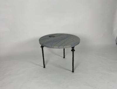  Bourgeois Boheme Atelier Sorgue Table Round with Bronze legs