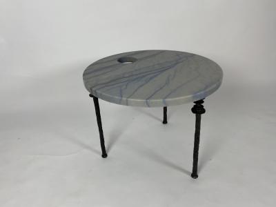  Bourgeois Boheme Atelier Sorgue Table Round with Bronze legs