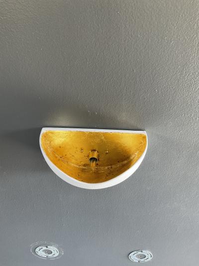  Bourgeois Boheme Atelier St Germain Sconce Gold Leaf Interior