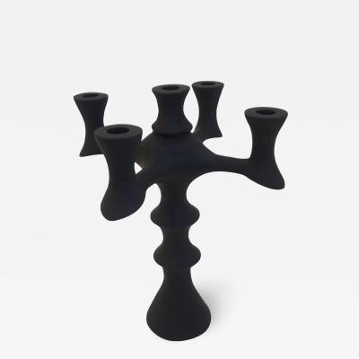  Bourgeois Boheme Atelier St Paul Candelabra Matte Black Finish