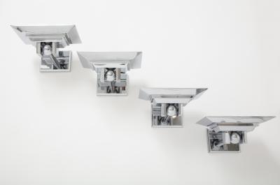  Boyd Lighting Co Polished Chrome Minimalist Sconces by Boyd Lighting 2 Pairs Available 