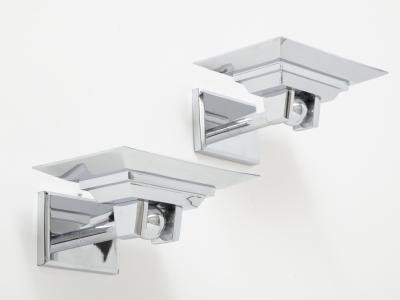  Boyd Lighting Co Polished Chrome Minimalist Sconces by Boyd Lighting 2 Pairs Available 