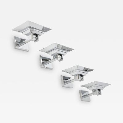  Boyd Lighting Co Polished Chrome Minimalist Sconces by Boyd Lighting 2 Pairs Available 