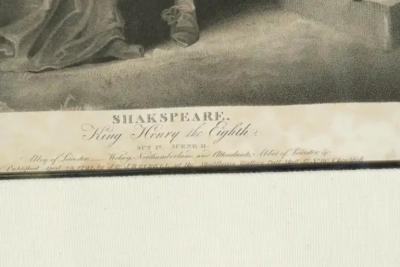  Boydell Collection Six Framed Engravings Of Shakespearean Play Scenes By Boydell