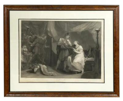  Boydell Collection Six Framed Engravings Of Shakespearean Play Scenes By Boydell