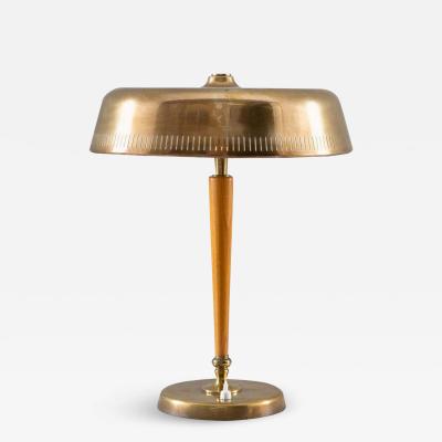  Br derna Malmstr ms Metallvarufabrik Swedish Midcentury Table Lamp in Brass by Br derna Malmstr ms Metallvarufabrik