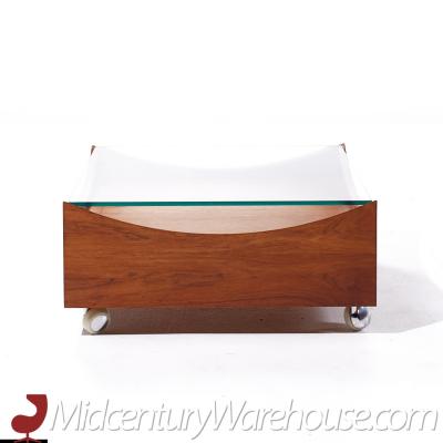  Bramin M bler Bramin Mobler Mid Century Danish Rosewood and Glass Coffee Table