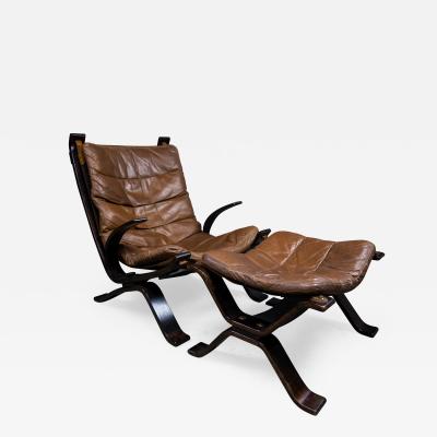  Bramin M bler Focus Leather and Bentwood Lounge Chair 1970s Bramin Denmark