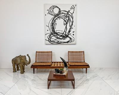  Bramin M bler Hans Olsen Teak Modular Seating Unit for Bramin Denmark 1950s