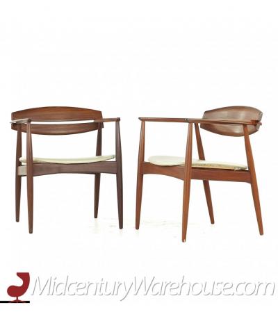 Bramin M bler John Sylvester J rgen Matz for Bramin Mobler Rosewood Arm Chairs Pair