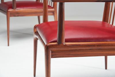 Branco Preto A Pair of Mid Century Brazilian Chairs by Branco Preto attr