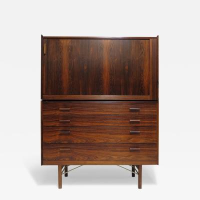  Brande M belfabrik Ib Kofod Larsen for Brandi Moblefabrik Rosewood Cabinet