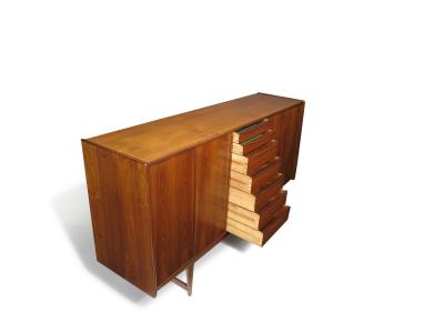  Brande M belfabrik Kurt stervig Mid century Teak Sideboard for Brande M belfabrik Denmark 1956