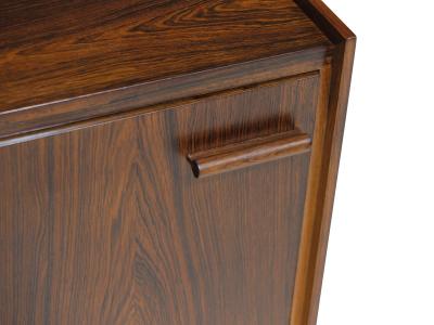 Brande M belfabrik Pair Ib Kofod Larsen for Brandi Moblefabrik Brazilian Rosewood Nightstands