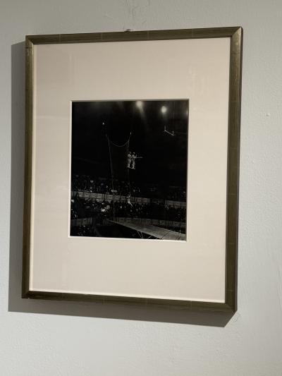  Brassa Trapeze Artists Above the Crowd Vintage Heliogravure by Brassa 1936
