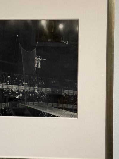  Brassa Trapeze Artists Above the Crowd Vintage Heliogravure by Brassa 1936