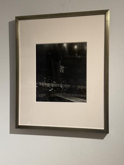  Brassa Trapeze Artists Above the Crowd Vintage Heliogravure by Brassa 1936