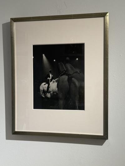  Brassa Vintage Heliogravure Circus Scene Black and White 1936 Framed