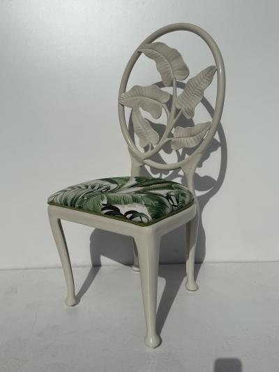  Brown Jordan Furniture Set of Aluminum Tropical Patio Chairs