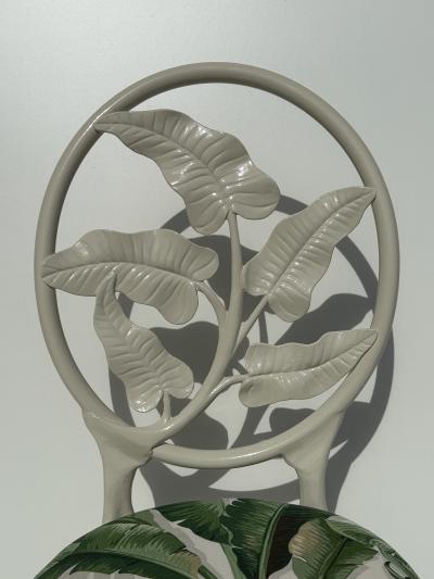  Brown Jordan Furniture Set of Aluminum Tropical Patio Chairs