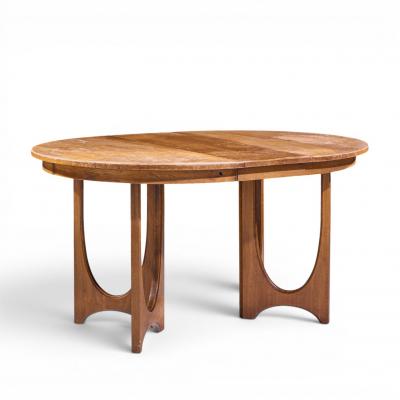  Broyhill Brasilia Broyhill Brasilia Mid Century Dining Table with 1 Leaf