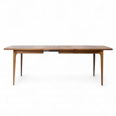 Broyhill Brasilia Broyhill Brasilia Mid Century Expanding Walnut Dining Table with 3 Leaves