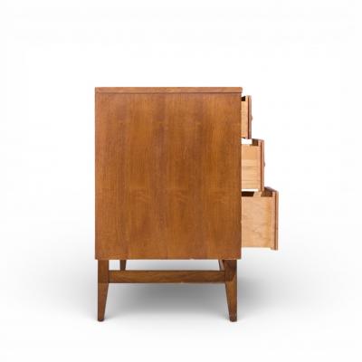  Broyhill Brasilia Broyhill Brasilia Mid Century Walnut 9 Drawer Lowboy Dresser